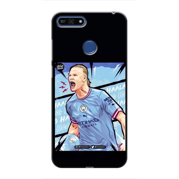 Чехлы с футболистом Ерлинг Холанд для Huawei Honor 7A Pro (AlphaPrint) – гол Эрлинг Холланд