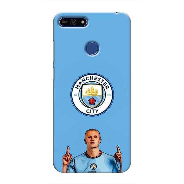 Чехлы с футболистом Ерлинг Холанд для Huawei Honor 7A Pro (AlphaPrint) – Холанд Манчестер Сити