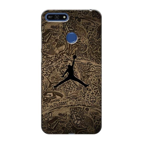 Чехлы для Huawei Honor 7A Pro - с картинкой JORDAN (AlphaPrint) – Logo Jordan