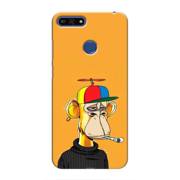 Чехлы с Обезьянами NFT для Huawei Honor 7A Pro (AlphaPrint) – Скучающая Обезьяна NFT