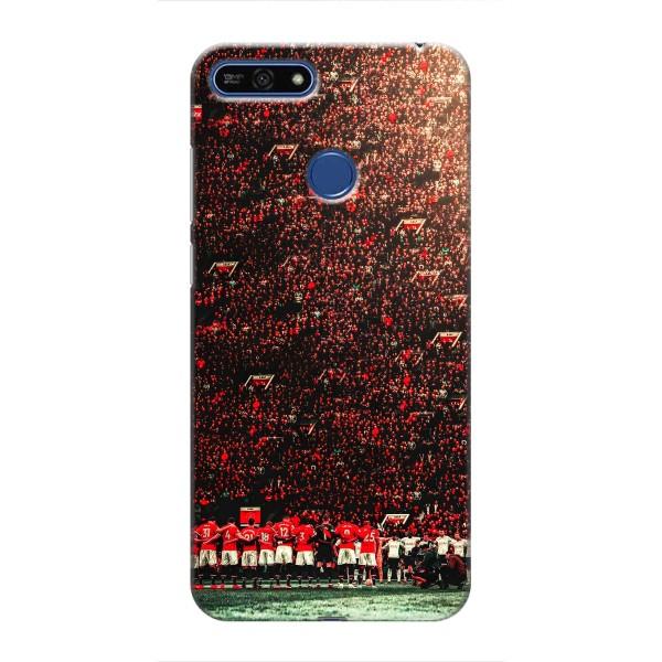 Чохол Манчестер Юнайтед для Хуавей Оноор 7А Про (AlphaPrint) – фанати Манчестер Юнайтед