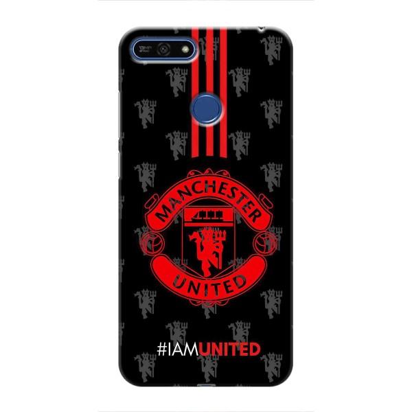 Чохол Манчестер Юнайтед для Хуавей Оноор 7А Про (AlphaPrint) – лого МЮ