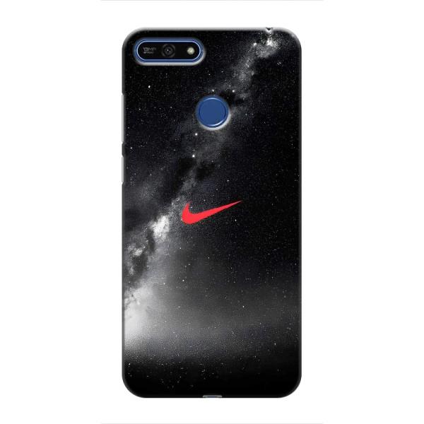 Чехол для Huawei Honor 7A Pro - с принтом Найк (AlphaPrint) – Найк красный