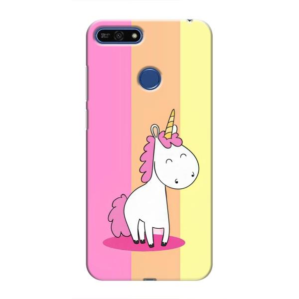 Чехол Unicorn на Huawei Honor 7A Pro – Радужный Единорог