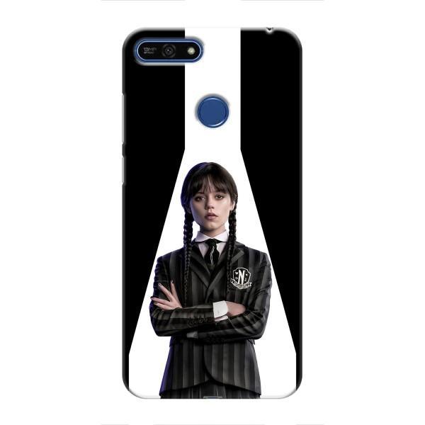 Чехлы Венсдей на Huawei Honor 7A Pro Уэнсдей (AlphaPrint) – W-Wednesday