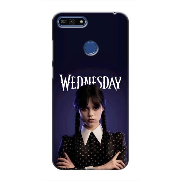 Чехлы Венсдей на Huawei Honor 7A Pro Уэнсдей (AlphaPrint) – Wednesday