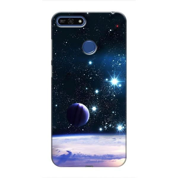 Космічні Чохли для Хуавей Оноор 7А Про (VPrint) – Космічний вид
