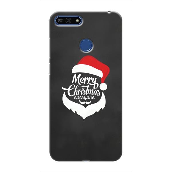 Рождественские Чехлы для Huawei Honor 7A Pro (VPrint) – Санта Крисмас