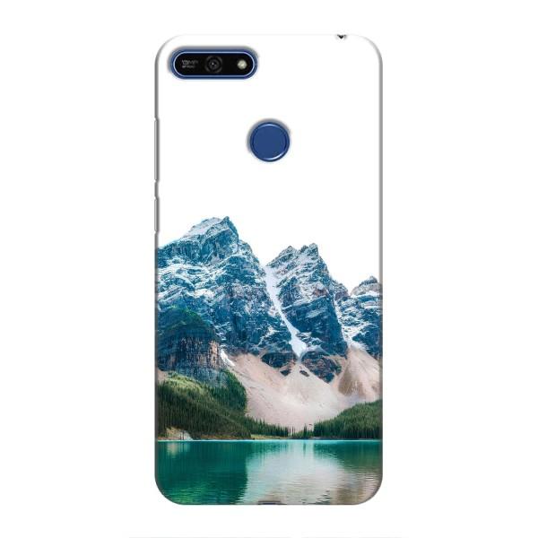 Силиконовый чехол с КАРТИНКАМИ лето для Huawei Honor 7A Pro (AlphaPrint) – Гори