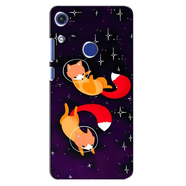 Чехлы с картинкой Лисички для Huawei Honor 8A (VPrint) – Лисички космонавты
