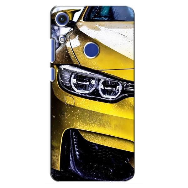 Чехлы с Машинами на Хуавей Хонор 8А (VPrint) – Желтая машина