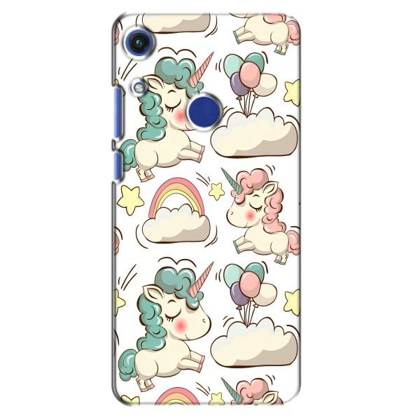 Чехол для Хуавей Хонор 8А - (Единорожки - Новинки) (AlphaPrint) – Единорожки
