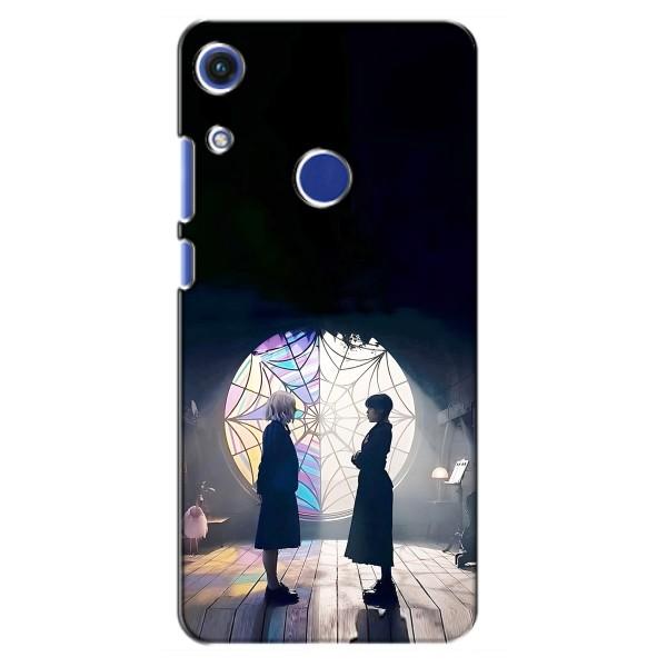 Чехлы Венсдей на Huawei Honor 8A Уэнсдей (AlphaPrint) – Уэнздей и Инид