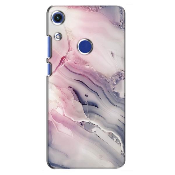 Мраморный чехол на Huawei Honor 8A (VPrint) – Пурпурный Мрамор