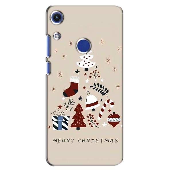 Рождественские Чехлы для Huawei Honor 8A (VPrint) – Merry Christmas