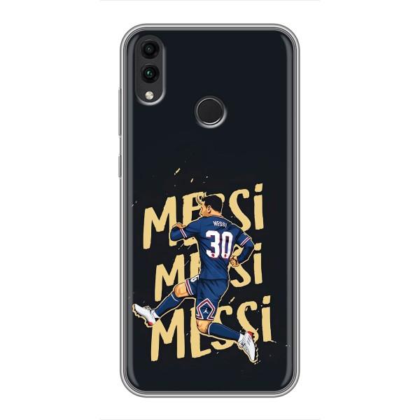Чехлы для Huawei Honor 8X (Leo чемпион) (AlphaPrint) – Messi ПСЖ
