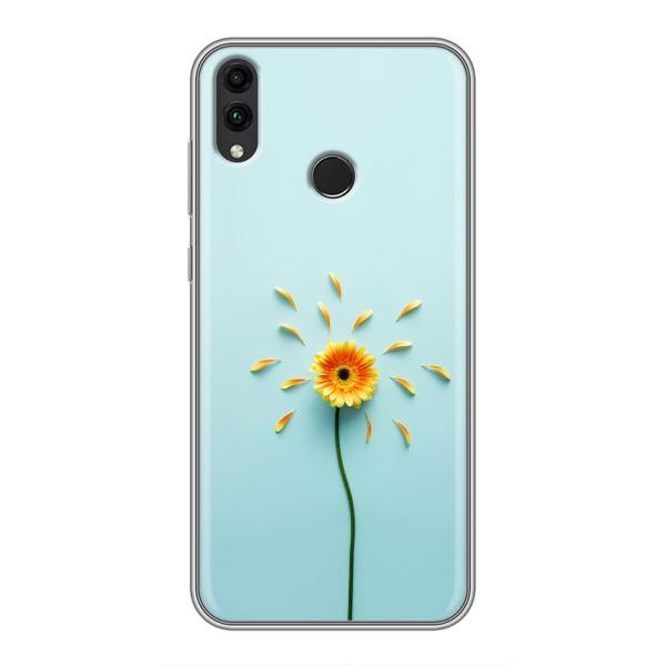 Чохли з квітами для Huawei Honor 8X (VPrint) – Жовта квітка