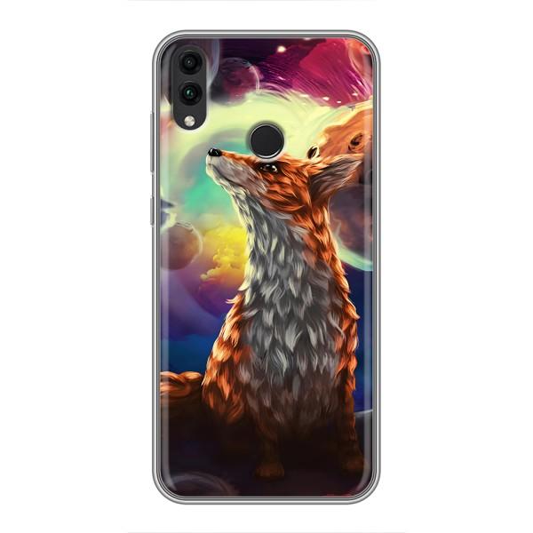 Чохли з картинкою Лисичка для Huawei Honor 8X (VPrint) – Лисичка в космосі