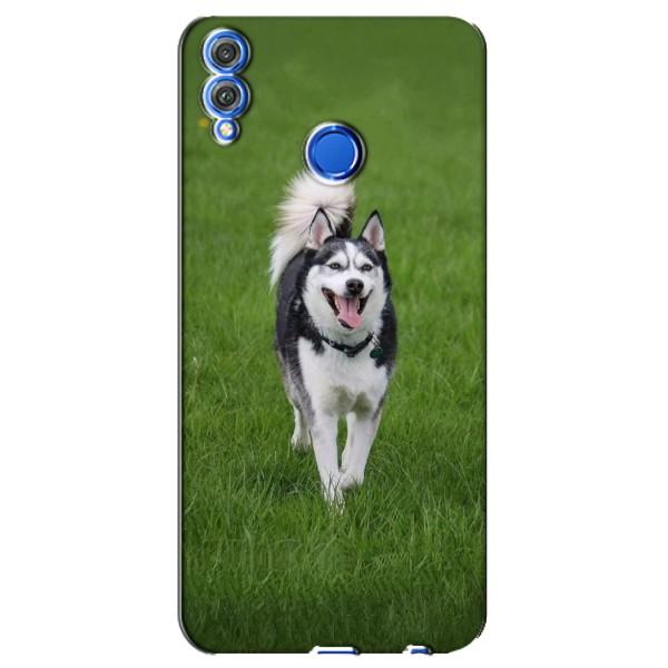 Чохол з Хаскі Huawei Honor 8X - (AlphaPrint) – Радісний Хаскі