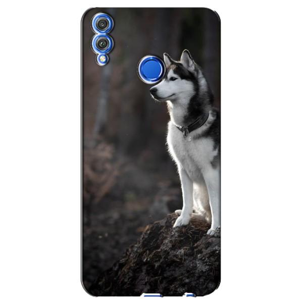 Чохол з Хаскі Huawei Honor 8X - (AlphaPrint) – Вірний собака
