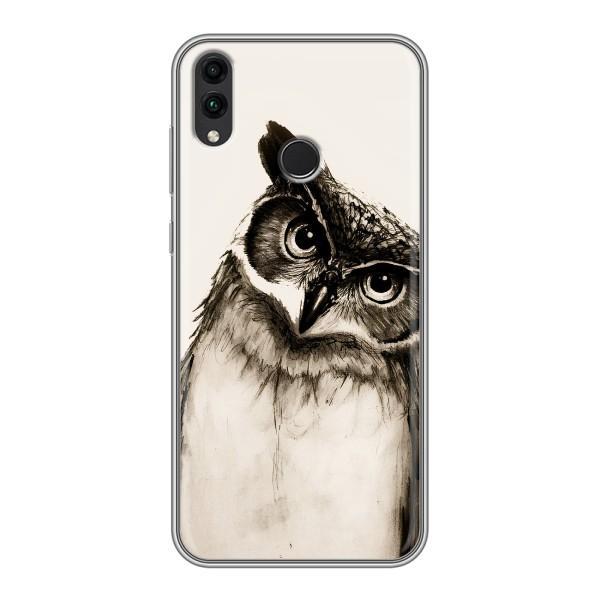 Чехол с птицами на Huawei Honor 8X (VPrint) – Сова