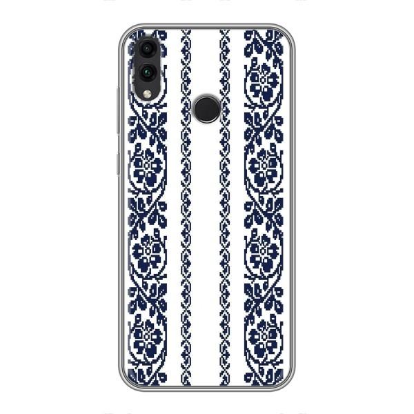 Силіконовый Чохол на Huawei Honor 8X з картинкой Вишиванки – Синя вишиванка