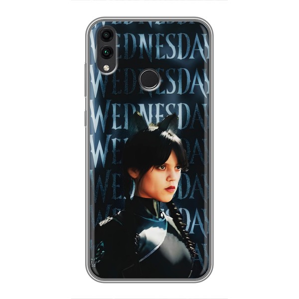 Чохли Венсдей на Huawei Honor 8X Уенсдей (AlphaPrint) – Венздей кішка