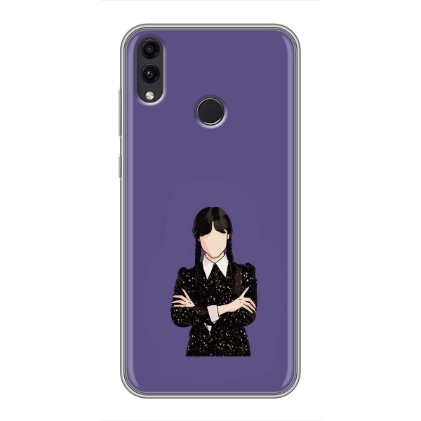 Чохли Венсдей на Huawei Honor 8X Уенсдей (AlphaPrint) – Венздей у чорному