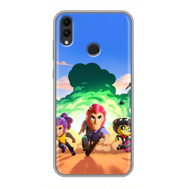 Силиконовый Чехол на Huawei Honor 8X с картинкой Brawl Stars – Бравел Старс