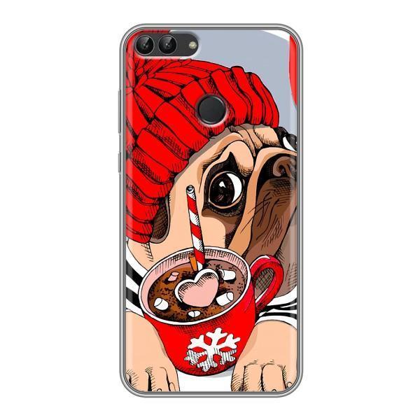 Чехлы с собаками для Huawei Honor 9 Lite (VPrint) – Собачка в шапке