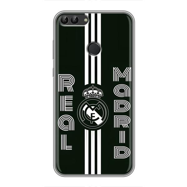 ФК Реал Мадрид чохли для Huawei Honor 9 Lite (AlphaPrint) – чорно білий Реал