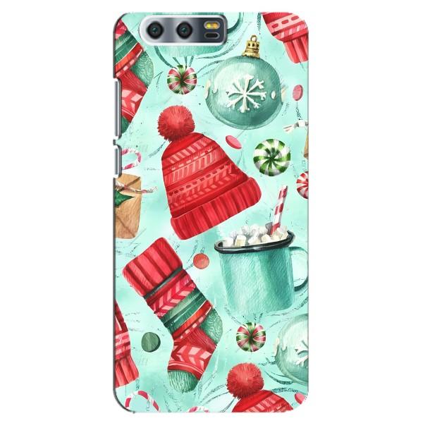 Новорічні Чохли для . Хуавей . Онор 9, . Ґлорі 9, . СТФ (VPrint) – Одяг НР