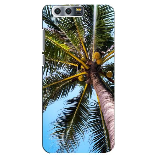 Силиконовый чехол с КАРТИНКАМИ лето для Huawei Honor 9, Glory 9, STF (AlphaPrint) – Пальма