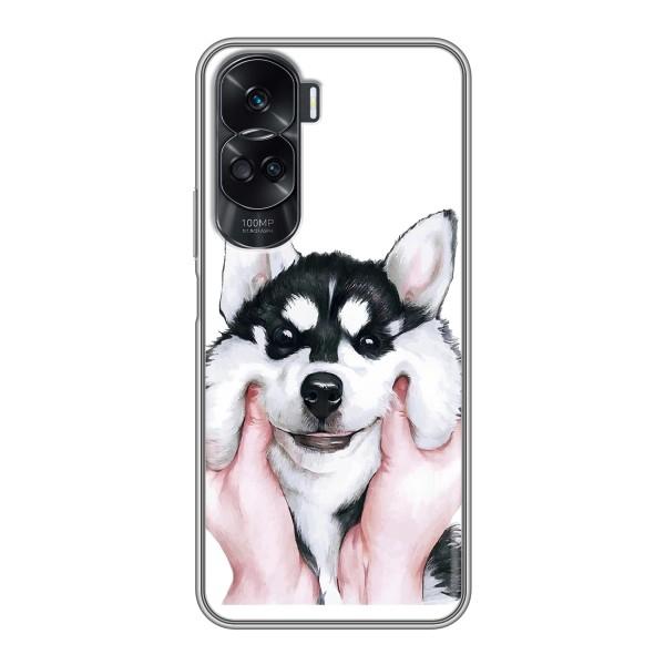 Чехлы с собаками для Huawei Honor 90 Lite (VPrint) – Довольный Хаски