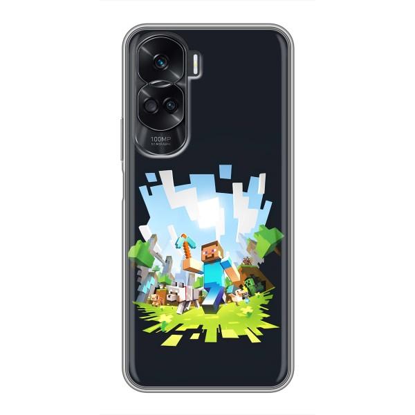 Чехол Майнкрафт на Huawei Honor 90 Lite (AlphaPrint) Minecraft