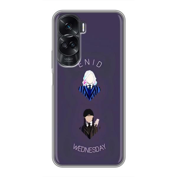 Чохли Венсдей на Huawei Honor 90 Lite Уенсдей (AlphaPrint) – Венздей і подруга