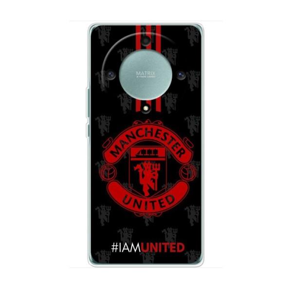 Чехол Манчестер Юнайтед для Хуавей Хонор Меджик 5 Лайт 5G (AlphaPrint) – лого МЮ
