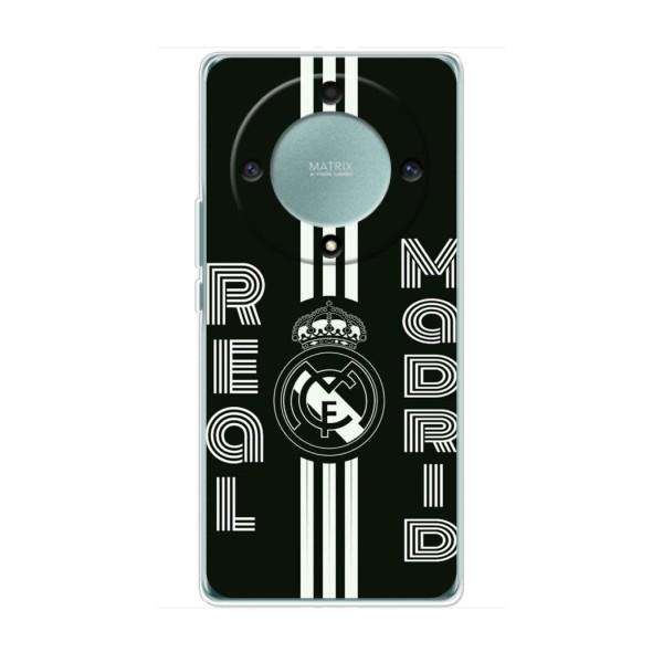 ФК Реал Мадрид чохли для Huawei Honor Magic 5 Lite 5G (AlphaPrint) – чорно білий Реал
