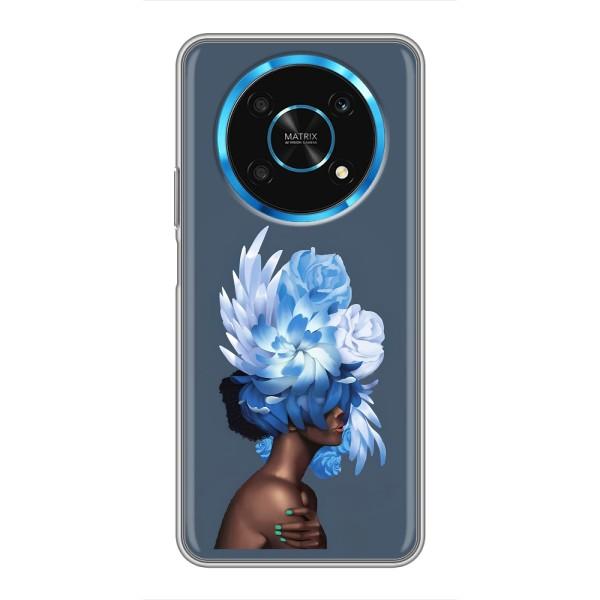 Чехлы (ART) Цветы на Huawei Honor Magic 6 Lite 5G (VPrint) – Цветы на голове