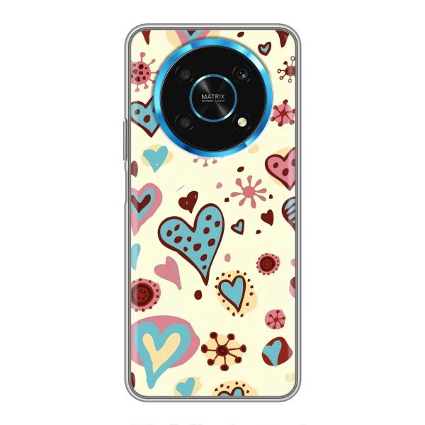 Чехлы для любимой на Хуавей Хонор Меджик 6 Лайт 5G (VPrint) – Сердечки