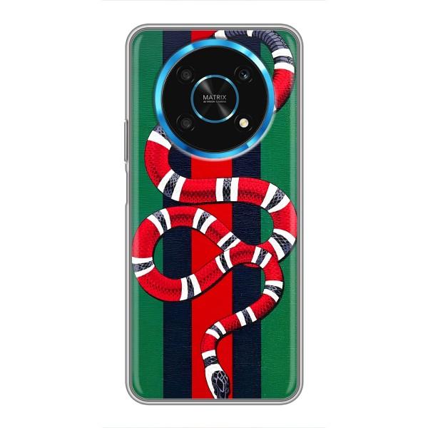 Чехлы ГУЧЧИ для Хуавей Хонор Меджик 6 Лайт 5G (AlphaPrint) – Gucci змия