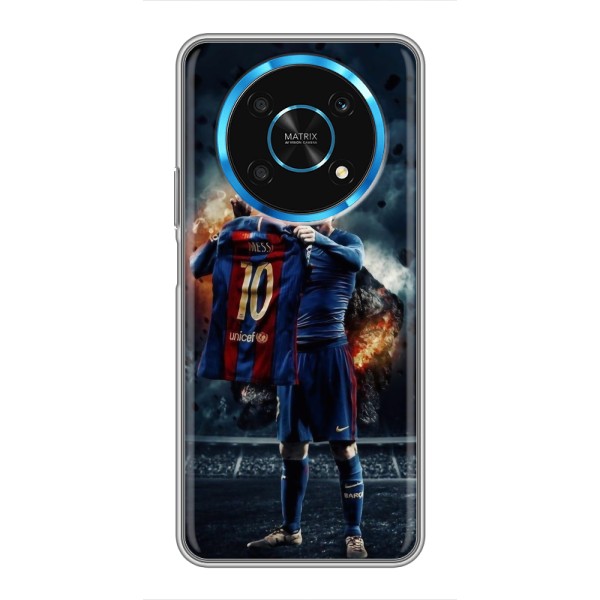 Чехол Месси футболист для Huawei Honor Magic 6 Lite 5G – Месси с футболкой