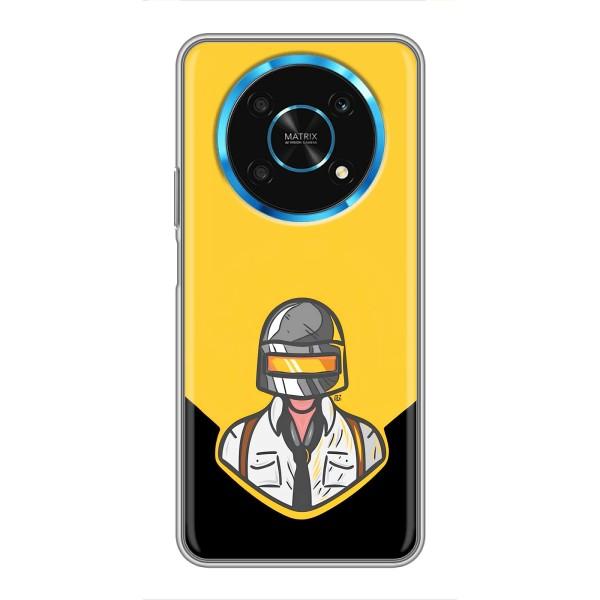 Чехол PUBG для Хуавей Хонор Меджик 6 Лайт 5G (AlphaPrint) – Пабг в шлеме