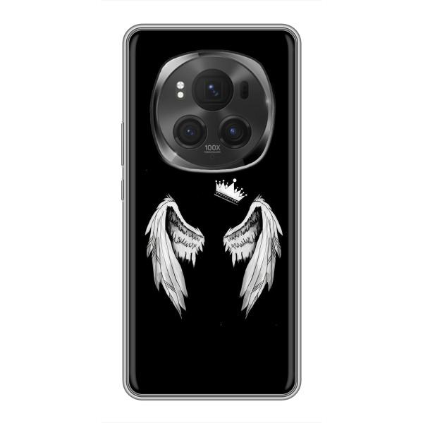Чохол (Корона на чорному фоні) для Хорон Меджік 6 Про – Крила і корона