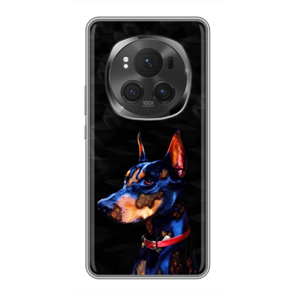 Бампер для Huawei Honor Magic 6 Pro з картинкою "Песики" – Собака Мопсік