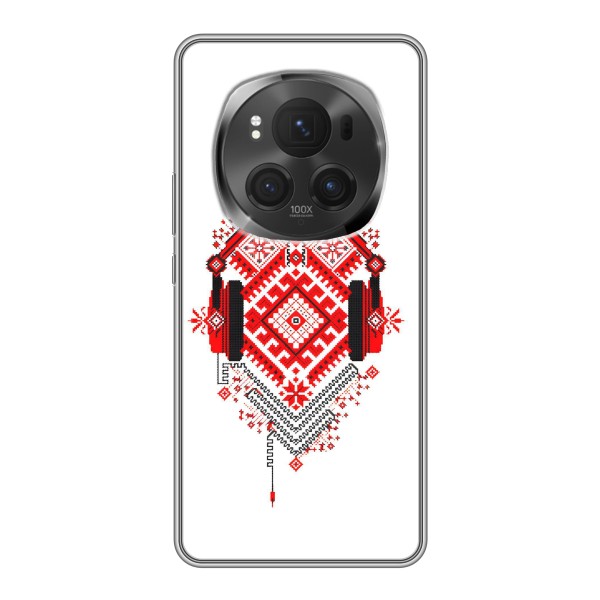 Силіконовый Чохол на Huawei Honor Magic 6 Pro з картинкой Вишиванки – Модна вишиванка