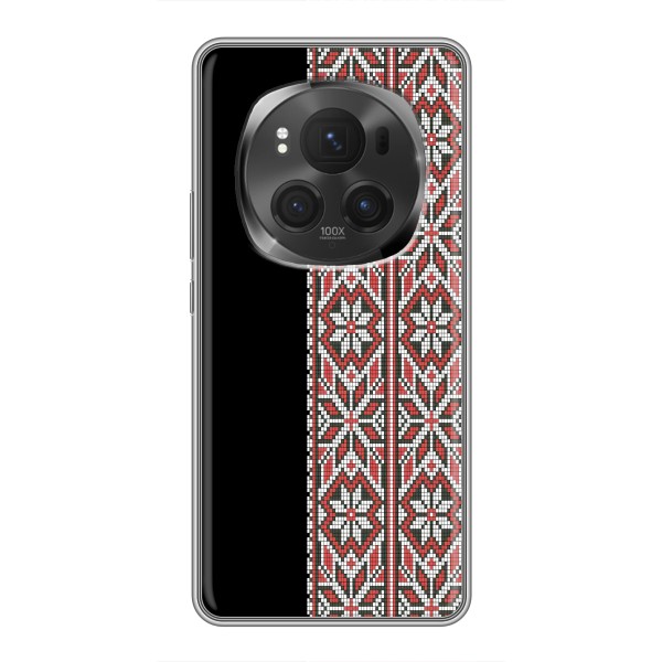Силіконовый Чохол на Huawei Honor Magic 6 Pro з картинкой Вишиванки – Стильна вишиванка