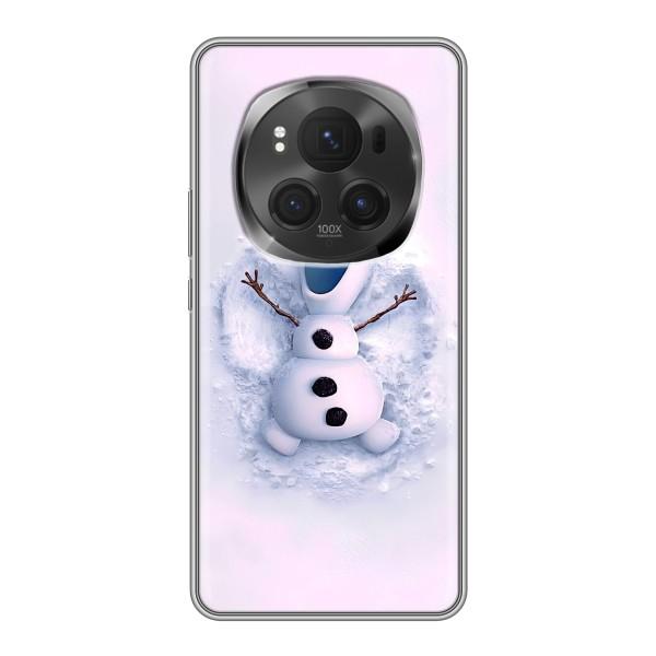 Чохол з зимовим принтом для Хорон Меджік 6 Про – Сніговик Олов