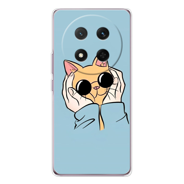 Чохол на Хонор Меджік 7 Лайт з Котиками (VPrint) – Котик в окулярах