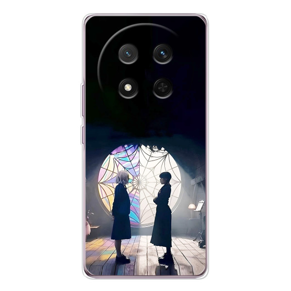 Чехлы Венсдей на Huawei Honor Magic 7 Lite Уэнсдей (AlphaPrint) – Уэнздей и Инид